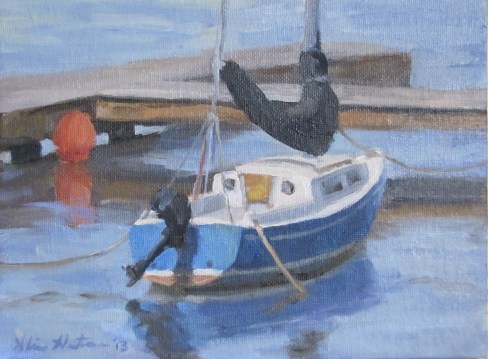 Waiting for Wind 6" x 8" $200